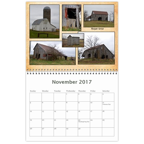 2017 Lois  Calendar  By Nancy Knutson Nov 2017