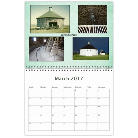 2017 Lois  Calendar  By Nancy Knutson Mar 2017