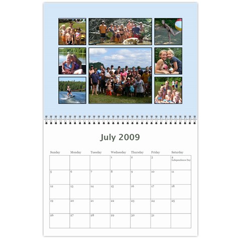 Megs Calendar By Julie Van Sambeek Jul 2009