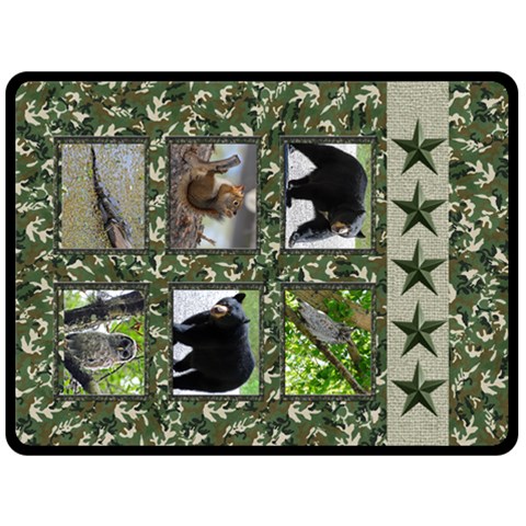 Adventure Camo Blanket By Terrydeh 80 x60  Blanket Front