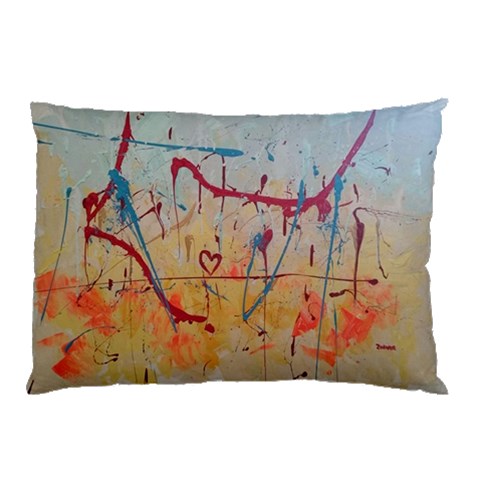 Abstract Pillow By Zohar Rosenbookh 26.62 x18.9  Pillow Case