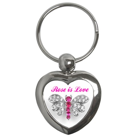 Christine Rose Love Keychain By Shelleyww42 Gmail Com Front