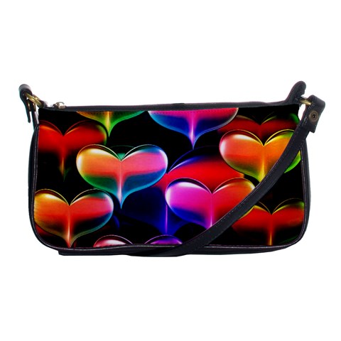 Hearts On Hearts Clutch Purse By Nanceania Front