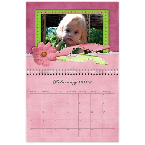 Pinky Green Floral Feb 2025