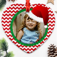 Santa Hat Chevron Ornament - Template