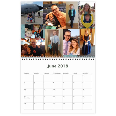 2018 Calendar Done By Mandy Morford Jun 2018