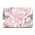 Flower Print Small Doormat 24 x16  Door Mat