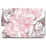 Flower Print Large Doormat 30 x20  Door Mat