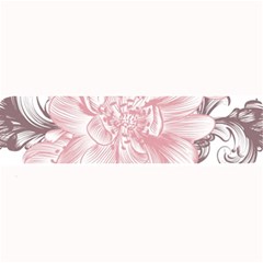 Flower Print Large Bar Mat by jmcdesigns