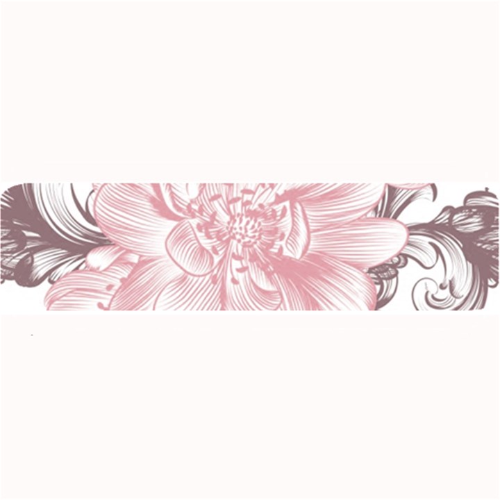 Flower Print Large Bar Mat