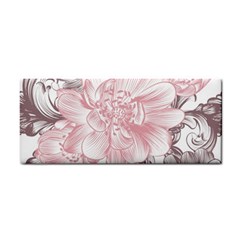 Flower Print Hand Towel by jmcdesigns