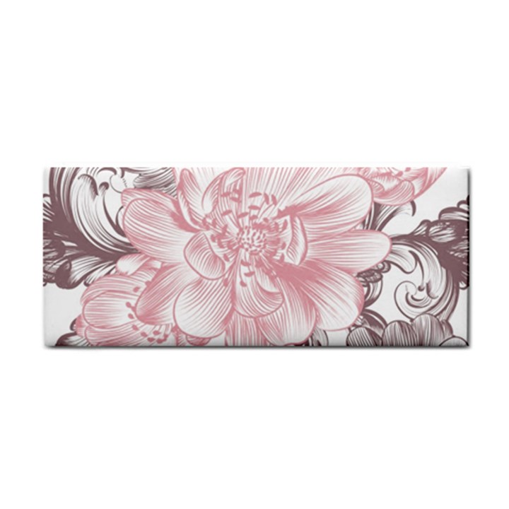 Flower Print Hand Towel