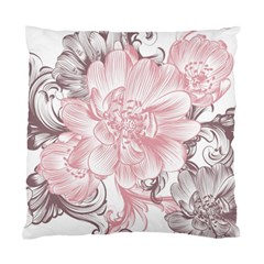 Flower Print Standard Cushion Case (two Sides) by jmcdesigns