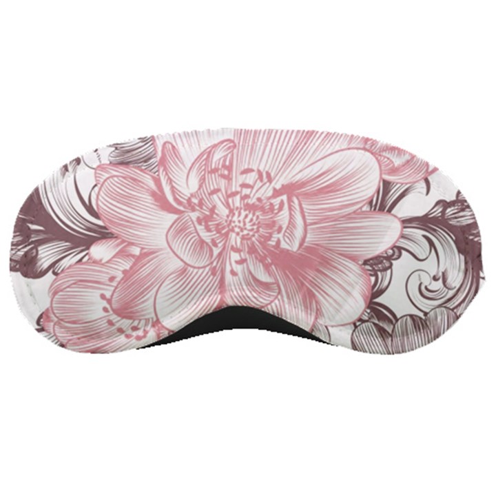 Flower Print Sleeping Mask