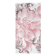 Flower Print Shower Curtain 36  X 72  (stall) by jmcdesigns