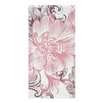 Flower Print Shower Curtain 36  x 72  (Stall) Curtain(36 X72 ) - 33.26 x66.24  Curtain(36 X72 )