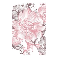 Flower Print Shower Curtain 48  X 72  (small) by jmcdesigns