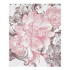 Flower Print Shower Curtain 60  X 72  (medium) by jmcdesigns