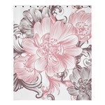 Flower Print Shower Curtain 60  x 72  (Medium) 60 x72  Curtain