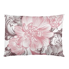 Flower Print Pillow Case (two Sides) by jmcdesigns