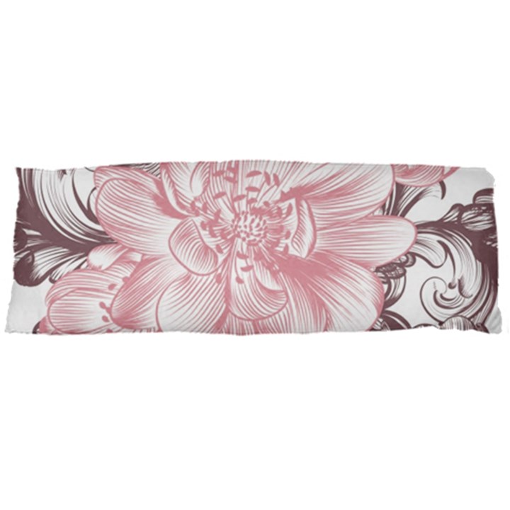 Flower Print Body Pillow Case Dakimakura (Two Sides)