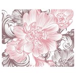 Flower Print Double Sided Flano Blanket (Medium) 60 x50  Blanket Front