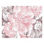 Flower Print Double Sided Flano Blanket (Large) 80 x60  Blanket Front