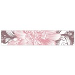 Flower Print Small Flano Scarf Front