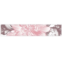 Flower Print Large Flano Scarf  by jmcdesigns