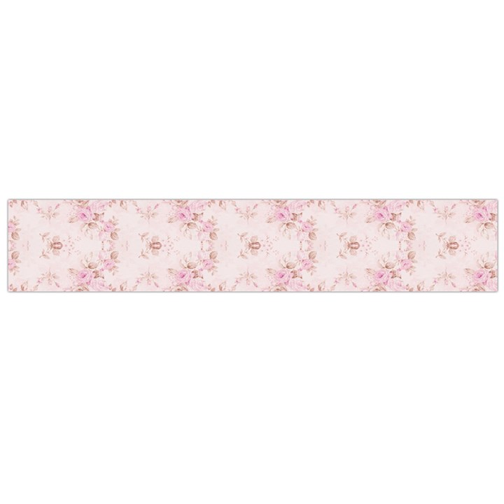 Small Flower Print Large Flano Scarf 