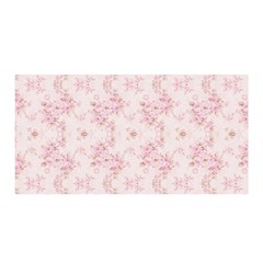 Small Flower Print Satin Wrap by jmcdesigns