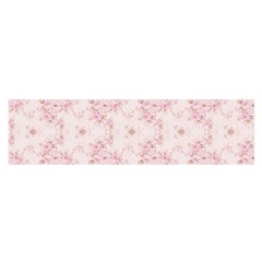 Small Flower Print Satin Scarf (oblong) by jmcdesigns