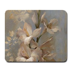 2 Flower Print Design Large Mousepad by jmcdesigns