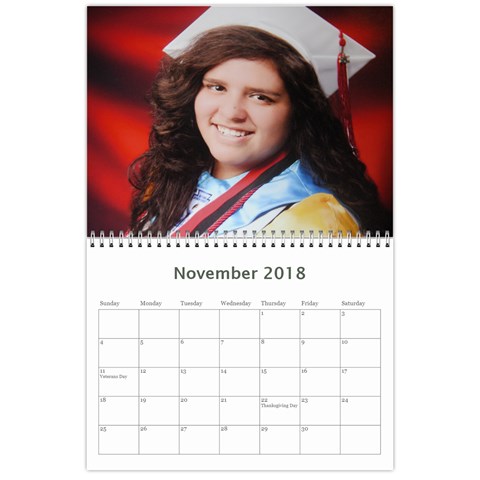 Vigil Family Calendar 2018 By Becky Nov 2018