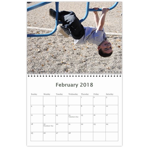 Vigil Family Calendar 2018 By Becky Feb 2018