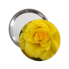 Yellow Rose 2 25  Handbag Mirror by glendatartist