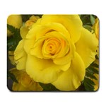 Yellow rose Large Mousepad Front