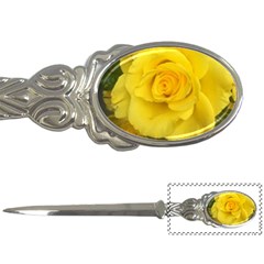 Yellow Rose Letter Opener by glendatartist