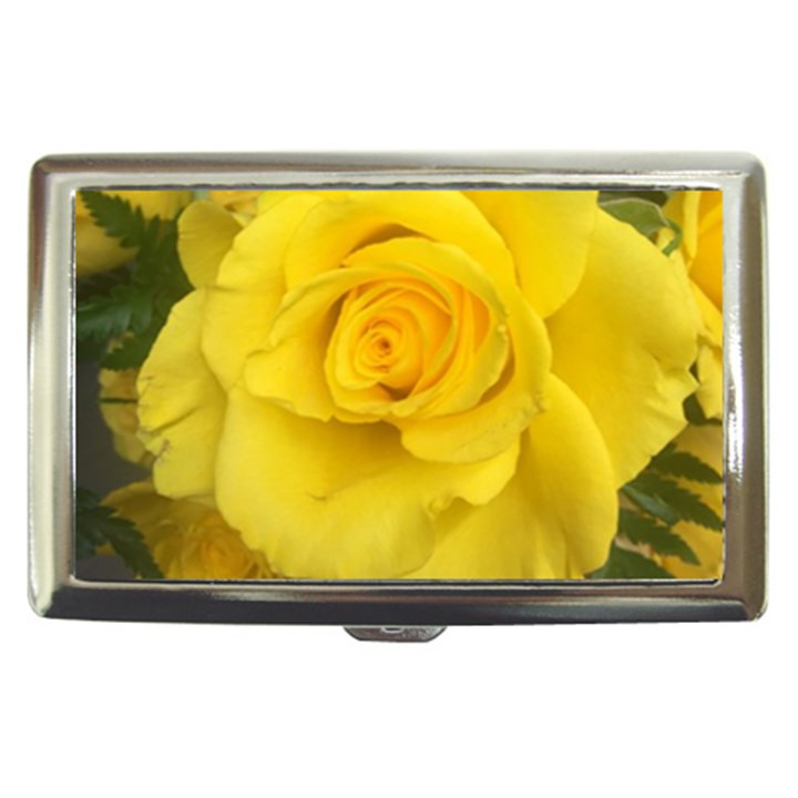 Yellow rose Cigarette Money Case