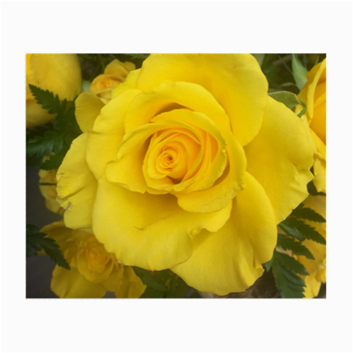 Yellow rose Small Glasses Cloth