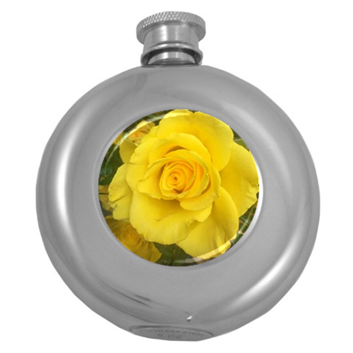 Yellow rose Hip Flask (5 oz)