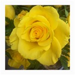 Yellow rose Medium Glasses Cloth Front