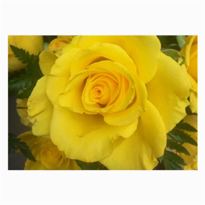 Yellow rose Large Glasses Cloth