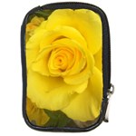 Yellow rose Compact Camera Leather Case Front