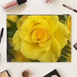 Yellow rose Cosmetic Bag (XL) Back