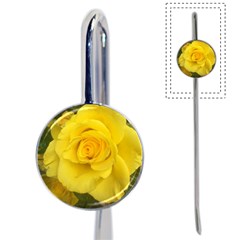 Yellow Rose Book Mark by glendatartist