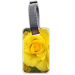 Yellow rose Luggage Tag (two sides) Front