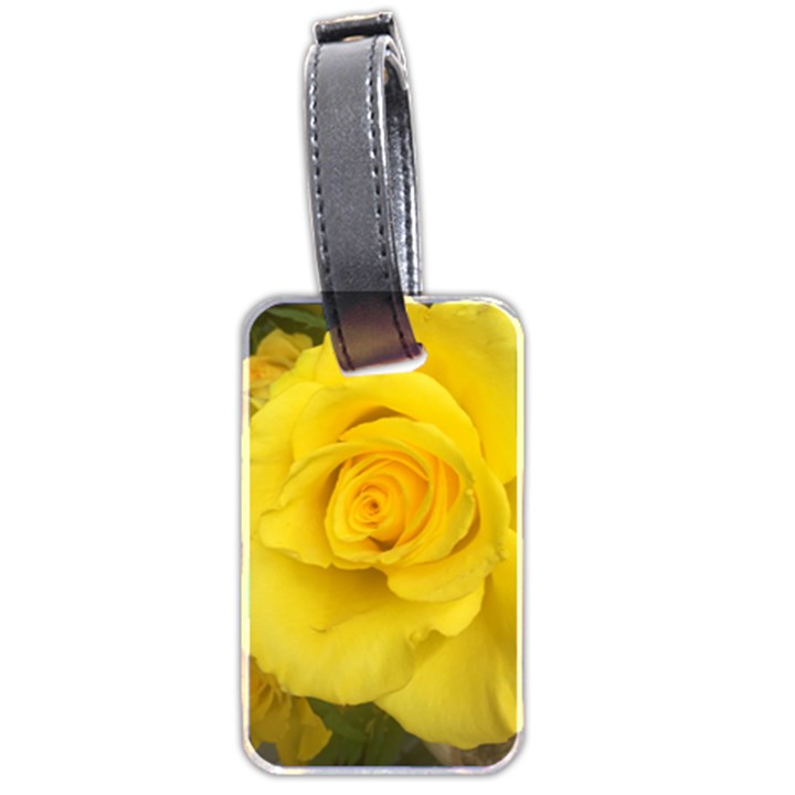 Yellow rose Luggage Tag (two sides)