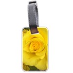 Yellow rose Luggage Tag (two sides) Back