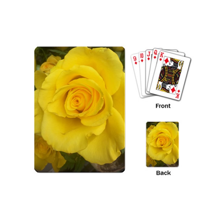 Yellow rose Playing Cards (Mini)